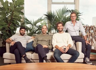 Huma team L to R Milano Fili - Dan Vahdat - Giannis Anastasiadis - Tobias Alpsten