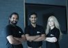 L to R: Prateek Dwivedi - Co-founder & CMO, Pratik Gauri - Co-founder & CEO and Vilma Mattila - Co-founder & CBO