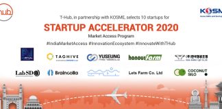 T-Hub partners with KOSME to select 10 startups for ‘Startup Accelerator 2020’