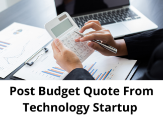 Post Budget Quote Technology Startup